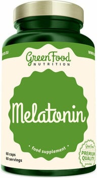 Egyéb étrend-kiegészítők Green Food Nutrition Melatonin Ízesítés nélkül Egyéb étrend-kiegészítők - 1