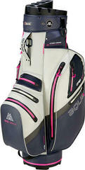 Cart Bag Big Max Aqua Silencio 4 Organizer Steel Blue/Off White/Fuchsia Cart Bag