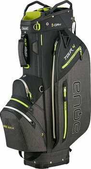Golf Bag Big Max Aqua Tour 4 Black/Storm Charcoal/Lime Golf Bag - 1