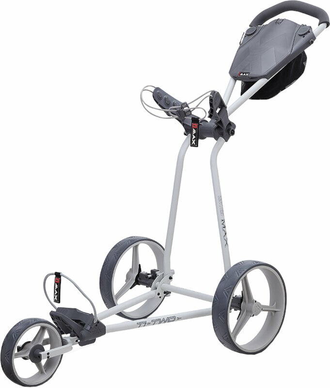 Manuální golfové vozíky Big Max Ti Two Grey/Charcoal Manuální golfové vozíky