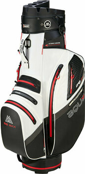 Borsa da golf Cart Bag Big Max Aqua Silencio 4 Organizer White/Black/Red Borsa da golf Cart Bag - 1