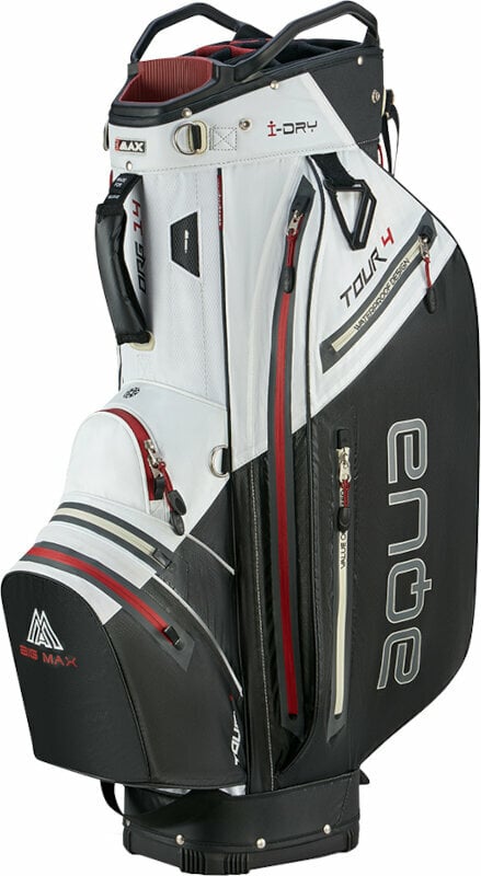 Golf Bag Big Max Aqua Tour 4 White/Black/Merlot Golf Bag
