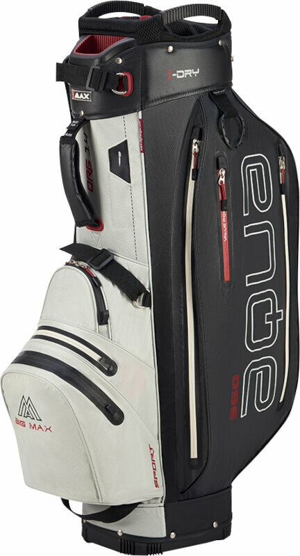 Golfbag Big Max Aqua Sport 360 Off White/Black/Merlot Golfbag
