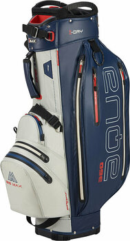 Golf Bag Big Max Aqua Sport 360 Off White/Navy/Red Golf Bag - 1