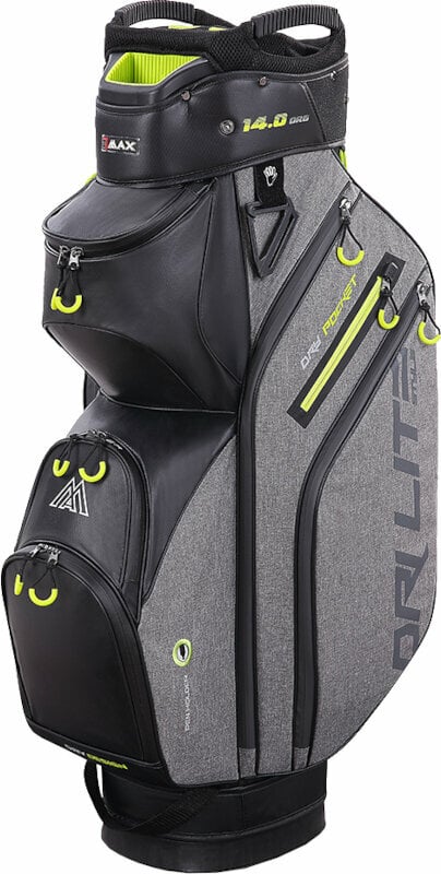 Golfbag Big Max Dri Lite Style Storm Charcoal/Black/Lime Golfbag