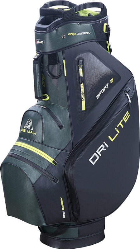 Golf torba Cart Bag Big Max Dri Lite Sport 2 Forest Green/Black/Lime Golf torba Cart Bag