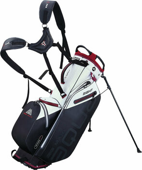 Golf Bag Big Max Aqua Eight G White/Black/Merlot Golf Bag - 1