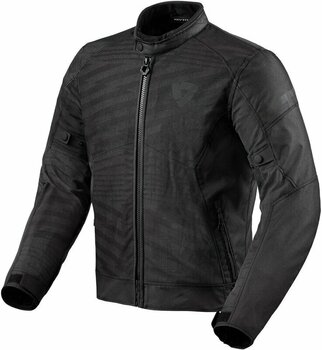 Textile Jacket Rev'it! Jacket Torque 2 H2O Black 4XL Textile Jacket - 1