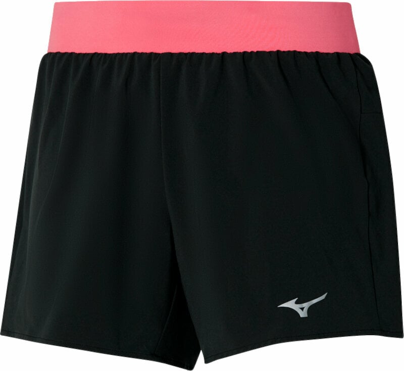 Shorts de course
 Mizuno Alpha 4.5 Short Black/Sunkissed Coral L Shorts de course