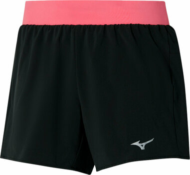 Running shorts
 Mizuno Alpha 4.5 Short Black/Sunkissed Coral L Running shorts - 1