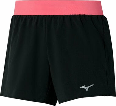 Running shorts
 Mizuno Alpha 4.5 Short Black/Sunkissed Coral S Running shorts - 1