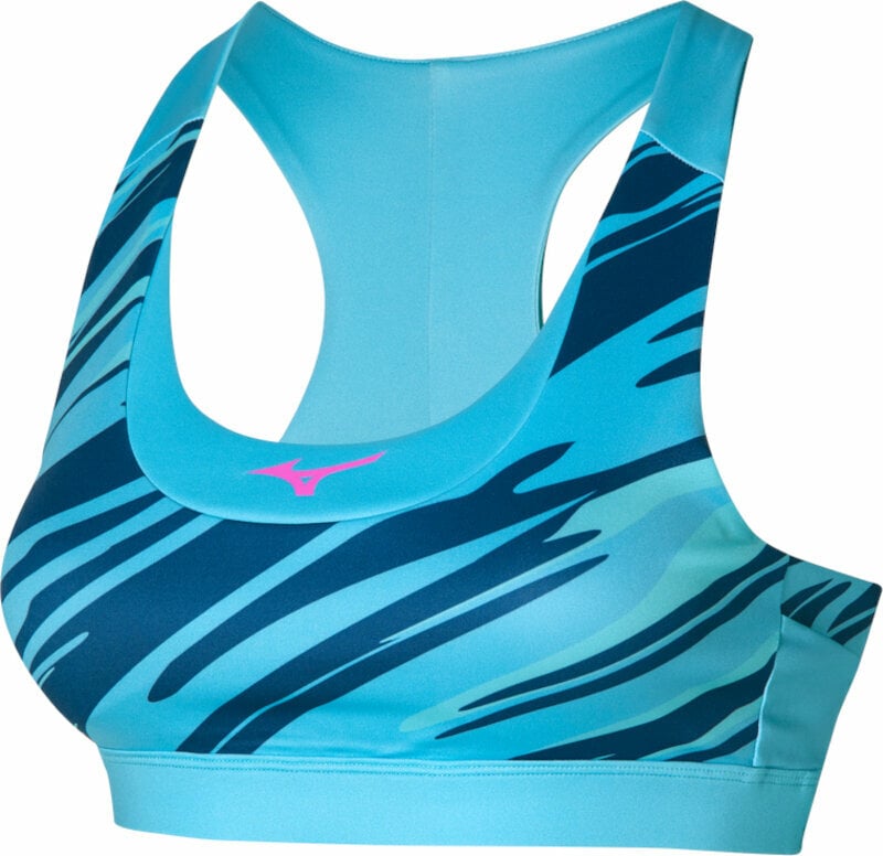 Běžecká podprsenka
 Mizuno Alpha Graphic Bra Maui Blue L Běžecká podprsenka