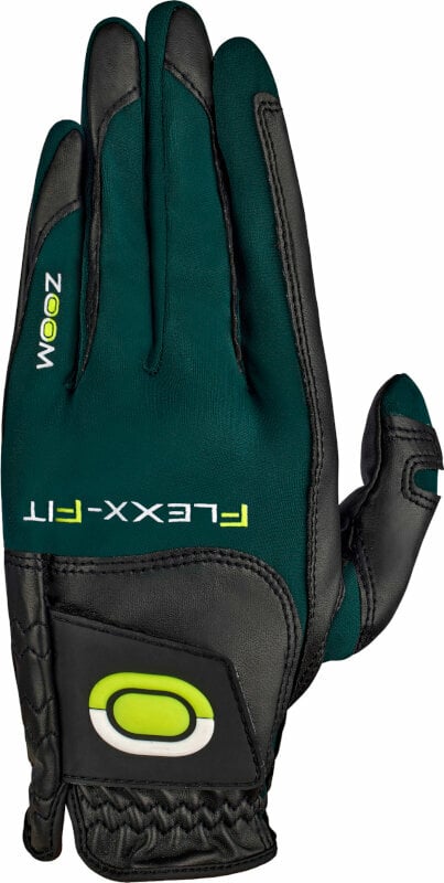 guanti Zoom Gloves Hybrid Womens Golf Glove Black/Green/Lime LH
