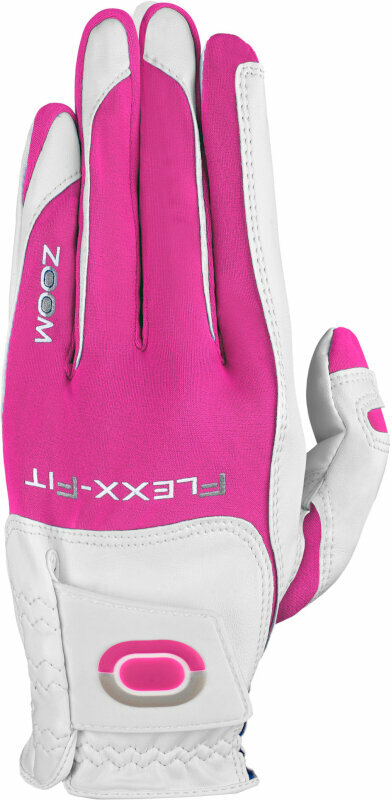 guanti Zoom Gloves Hybrid Womens Golf Glove White/Fuchsia LH