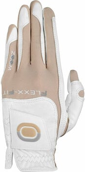 Gloves Zoom Gloves Hybrid Womens Golf Glove White/Sand LH - 1