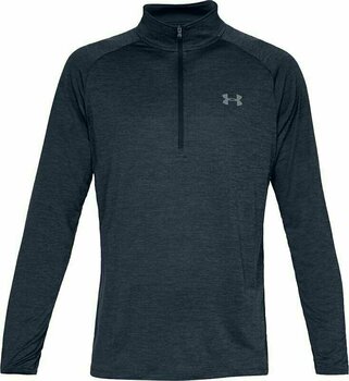 Pulover s kapuco/Pulover Under Armour Men's UA Tech 2.0 1/2 Zip Long Sleeve Academy/Steel L - 1