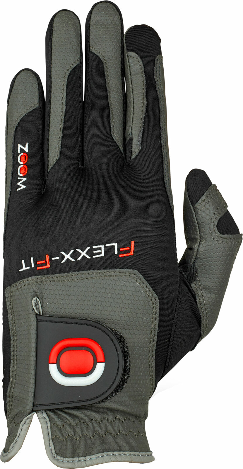 guanti Zoom Gloves Weather Mens Golf Glove Charcoal/Black/Red LH 2023