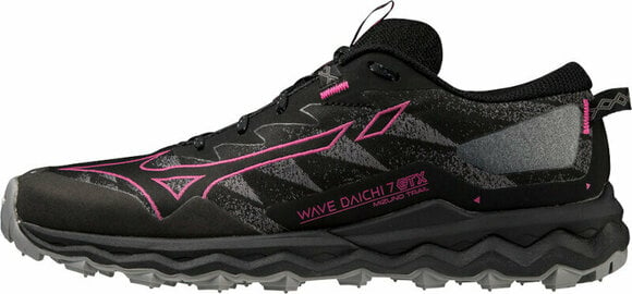Trailowe buty do biegania
 Mizuno Wave Daichi 7 GTX Black/Fuchsia Fedora/Quiet Shade 36 Trailowe buty do biegania - 1