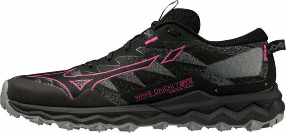 Trailová bežecká obuv
 Mizuno Wave Daichi 7 GTX Black/Fuchsia Fedora/Quiet Shade 36,5 Trailová bežecká obuv - 1