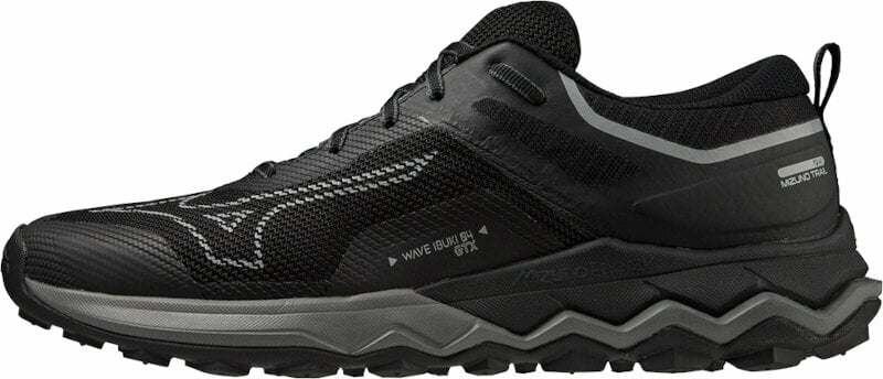 Trailová běžecká obuv Mizuno Wave Ibuki 4 GTX Black/Metallic Gray/Dark Shadow 40 Trailová běžecká obuv