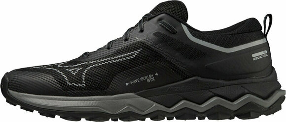 Trail running shoes Mizuno Wave Ibuki 4 GTX Black/Metallic Gray/Dark Shadow 42,5 Trail running shoes - 1