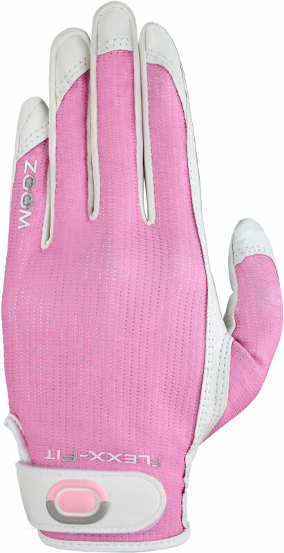 Rokavice Zoom Gloves Sun Style D-Mesh Womens Golf Glove White/Pink LH S/M