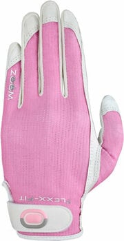 Rokavice Zoom Gloves Sun Style D-Mesh Womens Golf Glove White/Pink LH S/M - 1