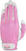 Rokavice Zoom Gloves Sun Style D-Mesh Womens Golf Glove White/Pink LH L/XL