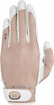 Gloves Zoom Gloves Sun Style D-Mesh Womens Golf Glove White/Sand LH S/M - 1