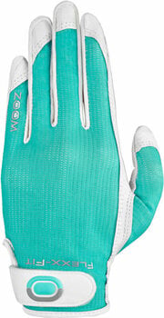 Gloves Zoom Gloves Sun Style D-Mesh Womens Golf Glove White/Mint LH S/M - 1