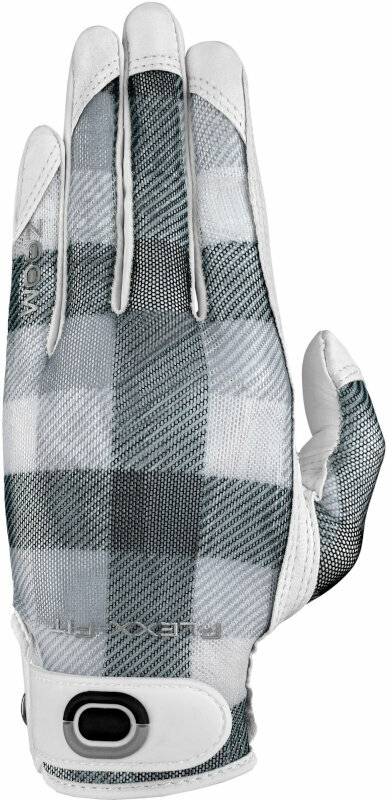 Handschuhe Zoom Gloves Sun Style Powernet Womens Golf Glove White/Vichy Black LH L/XL