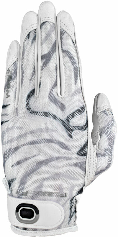 Gloves Zoom Gloves Sun Style Powernet Womens Golf Glove White/Zebra LH S/M