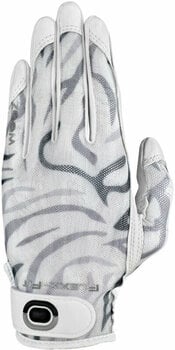 Gloves Zoom Gloves Sun Style Powernet Womens Golf Glove White/Zebra LH S/M - 1