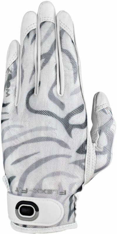 guanti Zoom Gloves Sun Style Powernet Womens Golf Glove White/Zebra LH L/XL