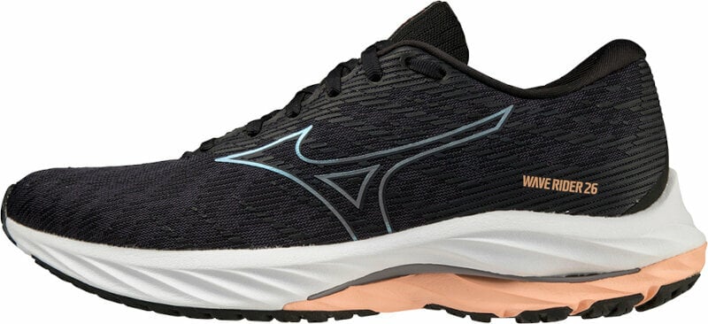 Road running shoes
 Mizuno Wave Rider 26 Odyssey Gray/Quicksilver/Salmon 38,5 Road running shoes