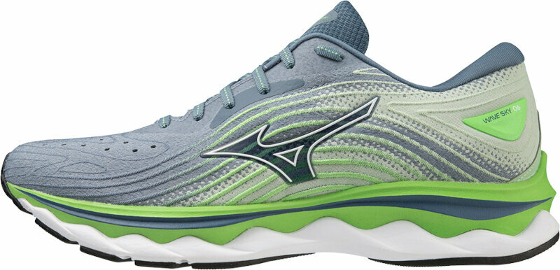 Löparskor Mizuno Wave Sky 6 China Blue/White 44 Löparskor