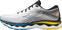 Pantofi de alergare pe șosea Mizuno Wave Sky 6 White/Cyber Yellow/Indigo Bunting 42 Pantofi de alergare pe șosea