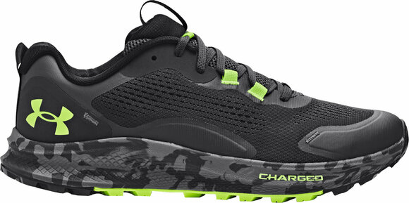 Trailová bežecká obuv Under Armour Men's UA Charged Bandit Trail 2 Running Shoes Jet Gray/Black/Lime Surge 44 Trailová bežecká obuv - 1