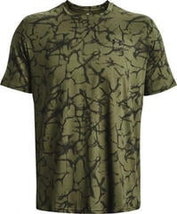 Fitness T-Shirt Under Armour Men's UA Rush Energy Print Marine OD Marine OD Green/Black XS Fitness T-Shirt