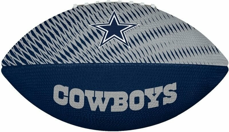 Amerikansk fotboll Wilson NFL JR Team Tailgate Football Dallas Cowboys Silver/Blue Amerikansk fotboll