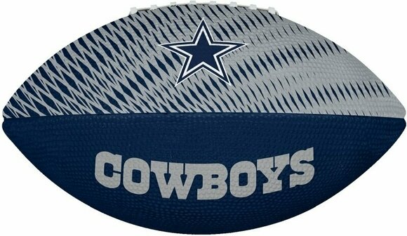 Amerikansk fodbold Wilson NFL JR Team Tailgate Football Dallas Cowboys Silver/Blue Amerikansk fodbold - 1