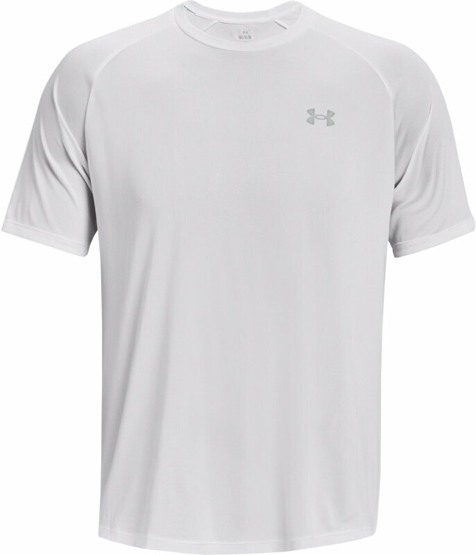 Фитнес тениска Under Armour Men's UA Tech Reflective Short Sleeve White/Reflective S Фитнес тениска