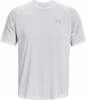 Fitness shirt Under Armour Men's UA Tech Reflective Short Sleeve White/Reflective 2XL Fitness shirt - 1