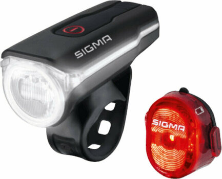 Oświetlenie rowerowe Sigma Aura Black 60 lux Oświetlenie rowerowe - 1