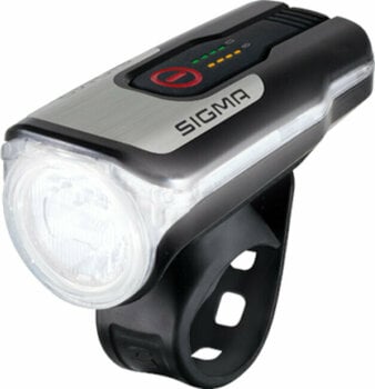 Oświetlenie rowerowe przednie Sigma Aura 80 lux Black/Grey Oświetlenie rowerowe przednie - 1