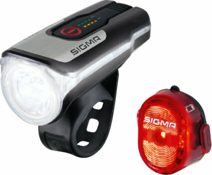 Lámpa szett Sigma Aura Black/Grey 80 lux Lámpa szett - 1