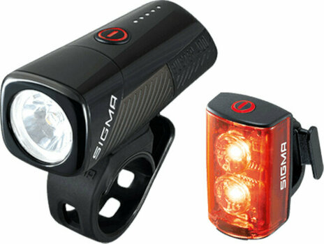 Luz para ciclismo Sigma Buster Black Front 400 lm / Rear 80 lm Luz para ciclismo - 1