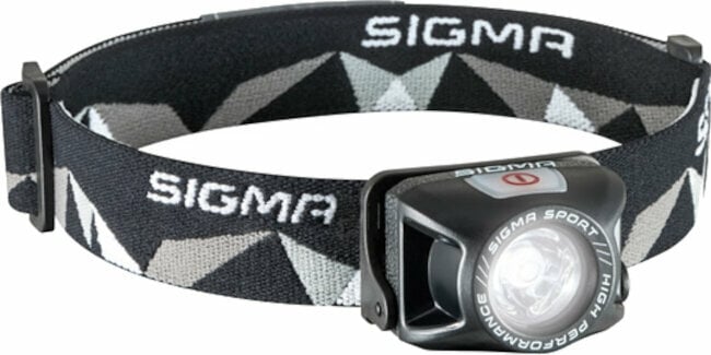 Naglavna svetilka Sigma Sigma Head Led Black/Grey 120 lm Naglavna svetilka Naglavna svetilka