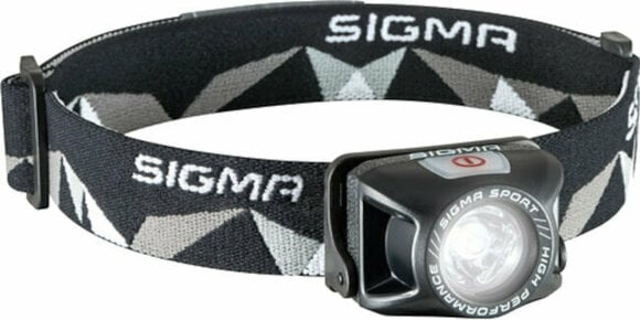 Lampada frontale Sigma Sigma Head Led Black/Grey 120 lm Lampada frontale Lampada frontale - 1