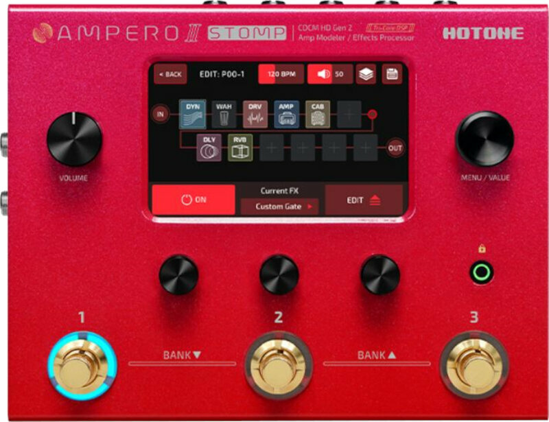 Guitar Multi-effect Hotone Ampero II Stomp 10th Anniversary
